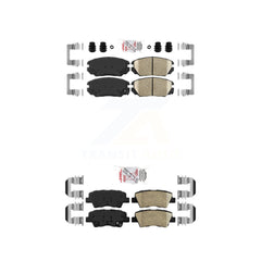 AmeriBRAKES KNF-100789 Disc Brake Pad for 2007-2010 Hyundai Sonata, Kia Amanti - Front and Rear