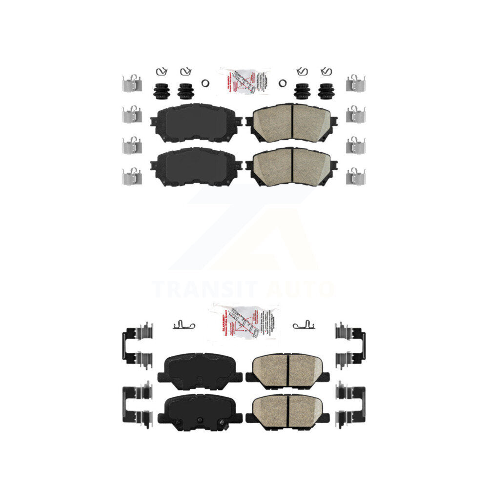 AmeriBRAKES KNF-100795 Disc Brake Pad for 2014-2015 Mazda 6 - Front and Rear