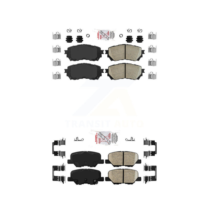 AmeriBRAKES KNF-100795 Disc Brake Pad for 2014-2015 Mazda 6 - Front and Rear