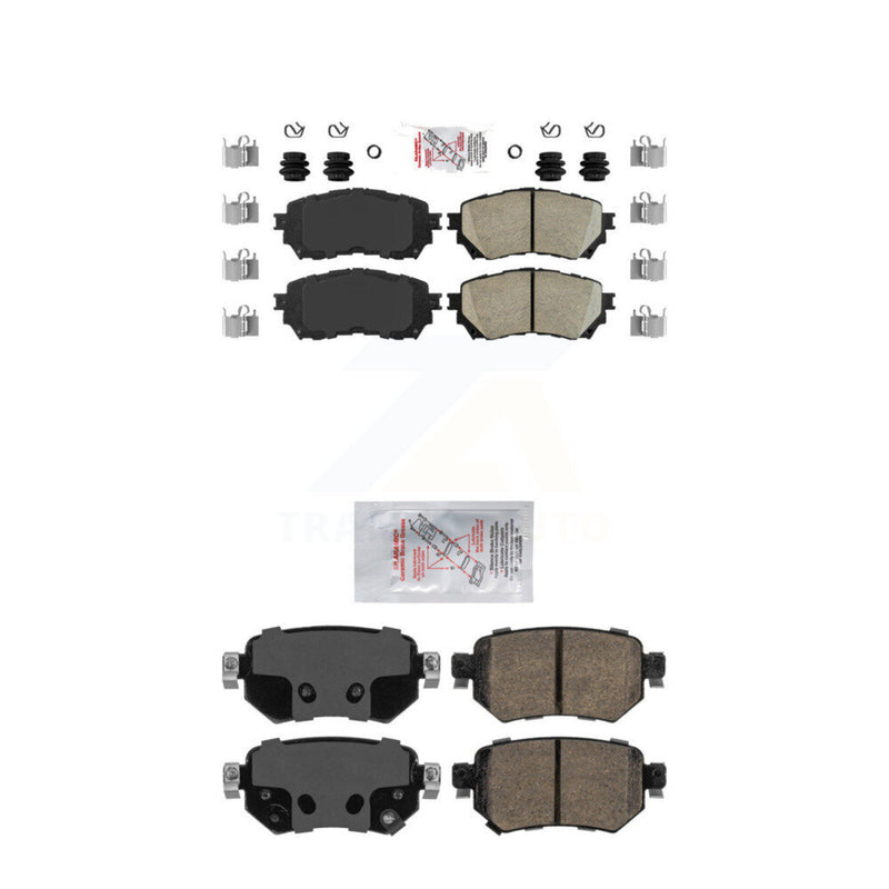 AmeriBRAKES KNF-100797 Disc Brake Pad for 2016-2021 Mazda 6 - Front and Rear