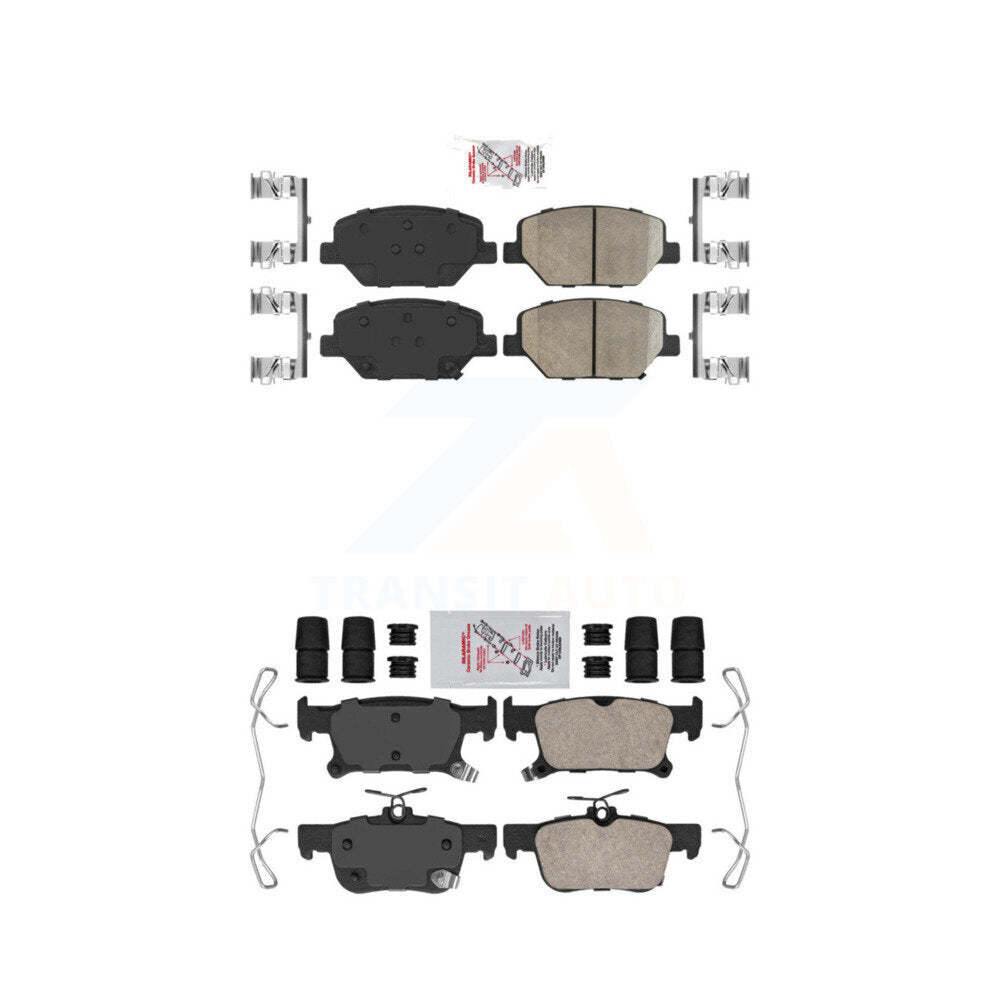 AmeriBRAKES KNF-100799 Disc Brake Pad for 2016-2020 Buick Envision - Front and Rear