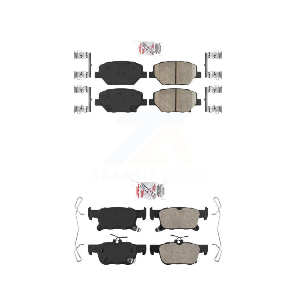 AmeriBRAKES KNF-100800 Disc Brake Pad for 2016-2020 Buick Envision - Front and Rear