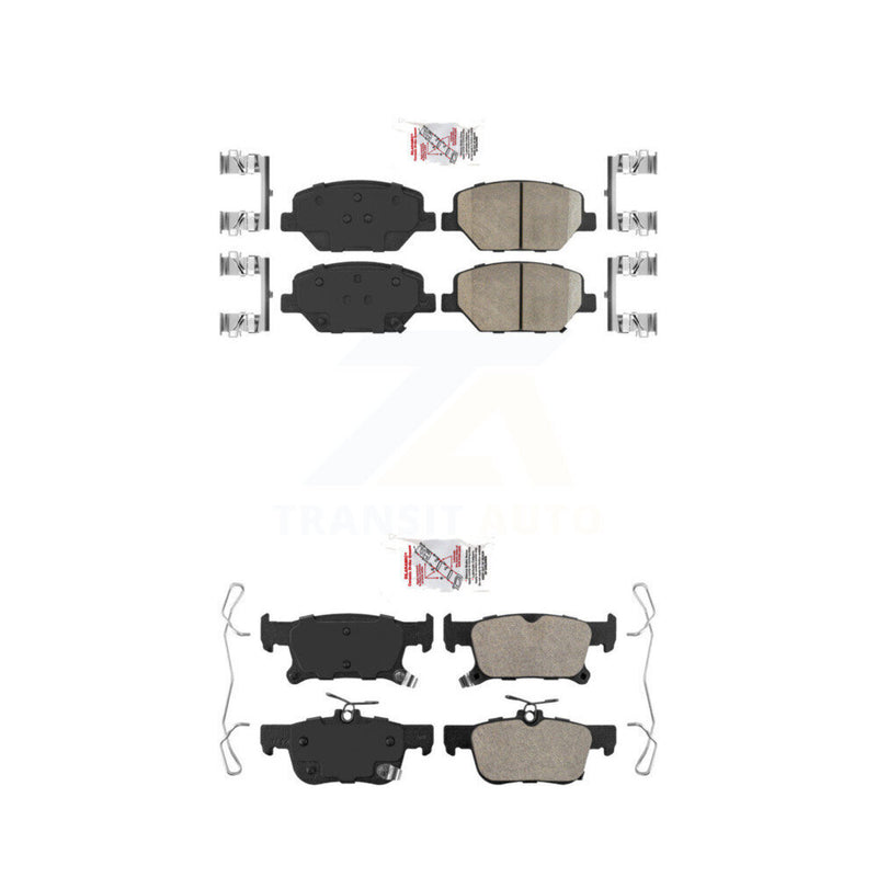 AmeriBRAKES KNF-100800 Disc Brake Pad for 2016-2020 Buick Envision - Front and Rear