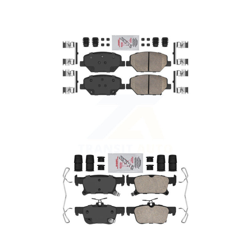 AmeriBRAKES KNF-100801 Disc Brake Pad for 2016-2020 Buick Envision - Front and Rear