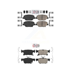 AmeriBRAKES KNF-100802 Disc Brake Pad for 2016-2020 Buick Envision - Front and Rear