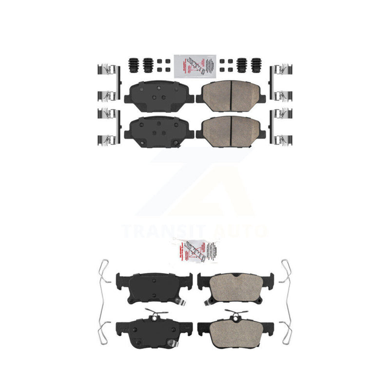 AmeriBRAKES KNF-100802 Disc Brake Pad for 2016-2020 Buick Envision - Front and Rear
