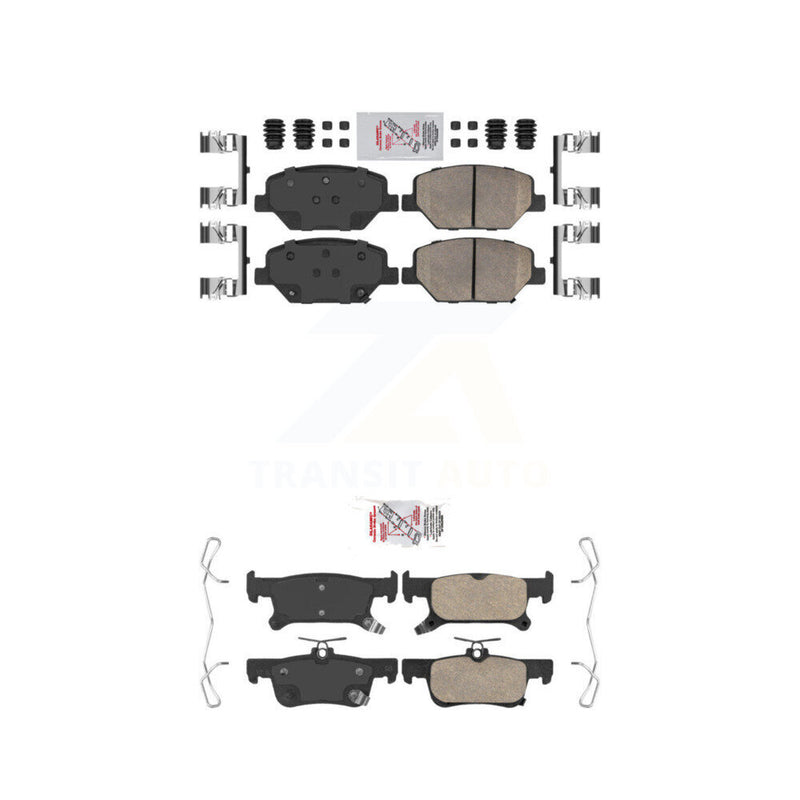 AmeriBRAKES KNF-100804 Disc Brake Pad for 2016-2019 Buick Envision - Front and Rear