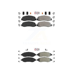 AmeriBRAKES KNF-100818 Disc Brake Pad for 2005-2007 Ford F-250 Super Duty, Ford F-350 Super Duty - Front and Rear