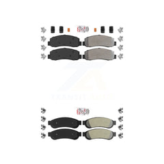 AmeriBRAKES KNF-100822 Disc Brake Pad for 2008-2012 Ford F-450 Super Duty, Ford F-350 Super Duty, Ford F-250 Super Duty - Front and Rear