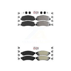 AmeriBRAKES KNF-100826 Disc Brake Pad for 2008-2012 Ford F-250 Super Duty, Ford F-350 Super Duty - Front and Rear