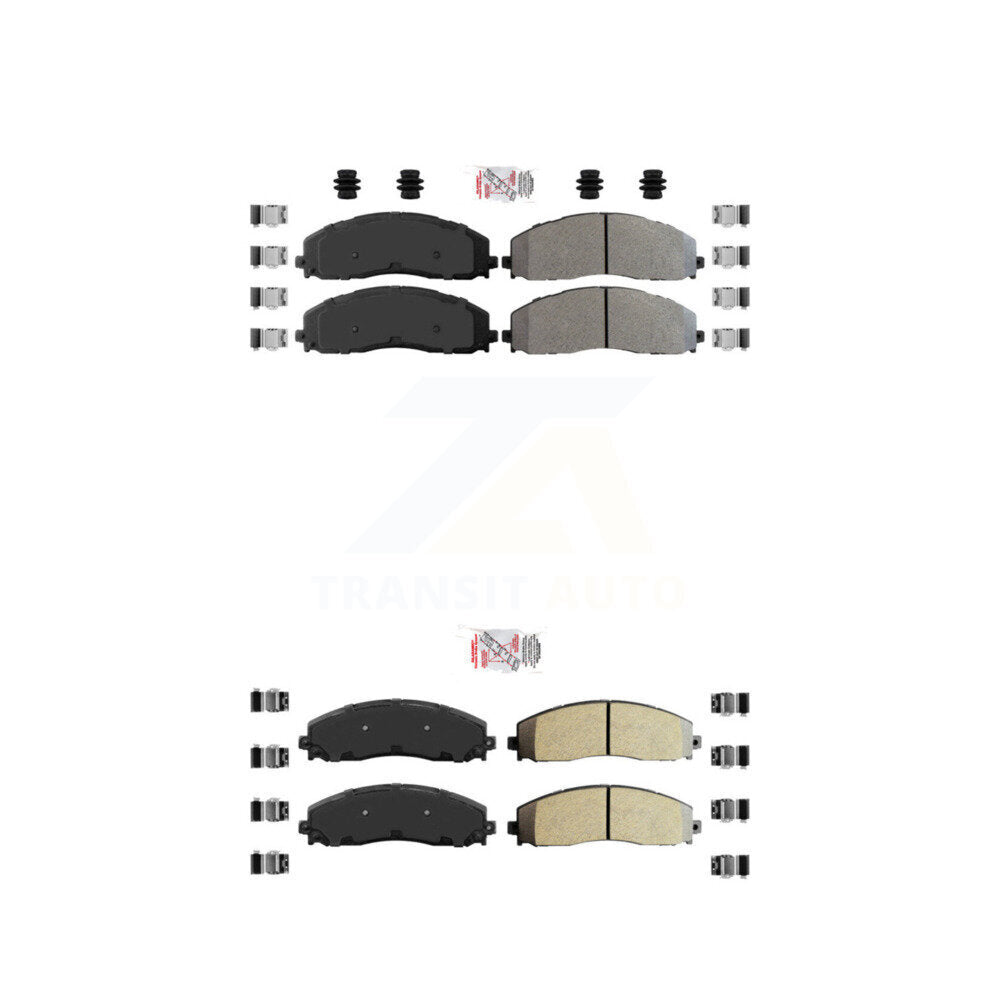 AmeriBRAKES KNF-100830 Disc Brake Pad for 2013-2023 Ford F-250 Super Duty, Ford F-350 Super Duty, Ford F-450 Super Duty - Front and Rear