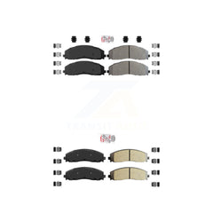 AmeriBRAKES KNF-100830 Disc Brake Pad for 2013-2023 Ford F-250 Super Duty, Ford F-350 Super Duty, Ford F-450 Super Duty - Front and Rear