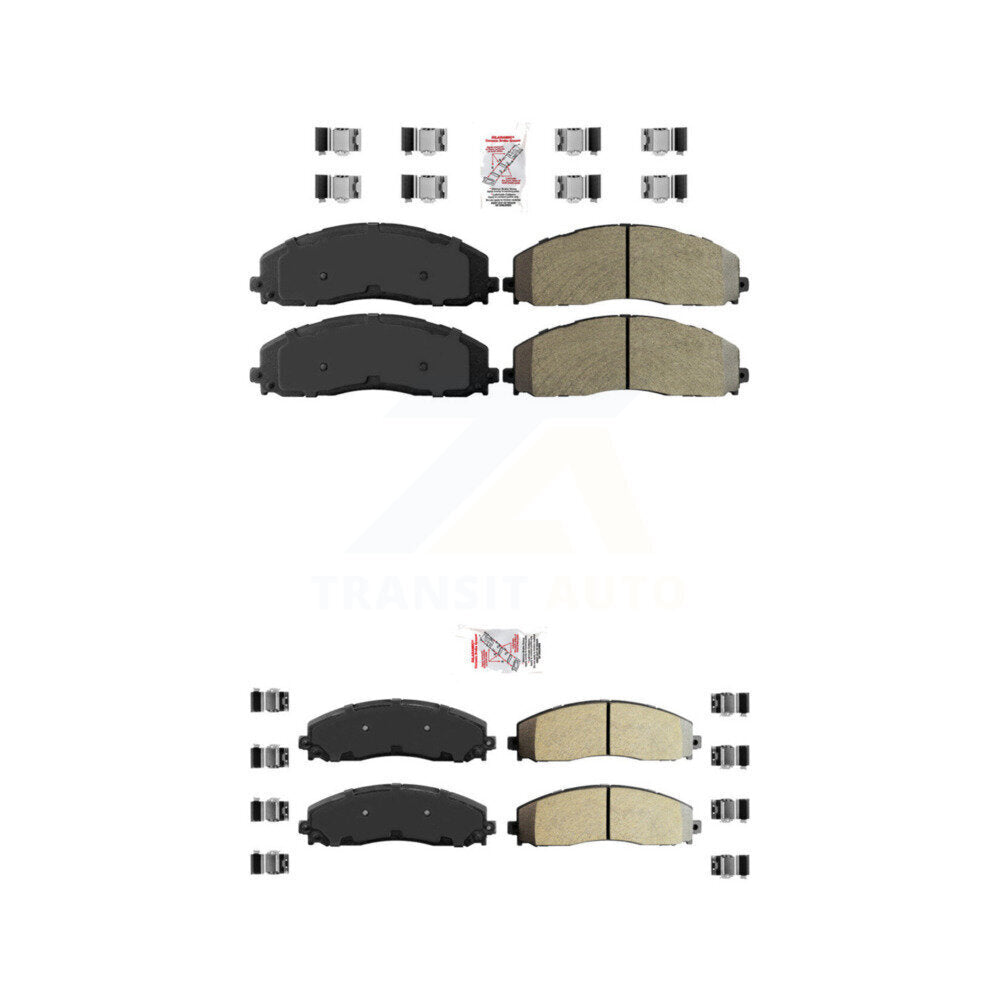 AmeriBRAKES KNF-100832 Disc Brake Pad for 2013-2023 Ford F-250 Super Duty, Ford F-350 Super Duty, Ford F-450 Super Duty - Front and Rear