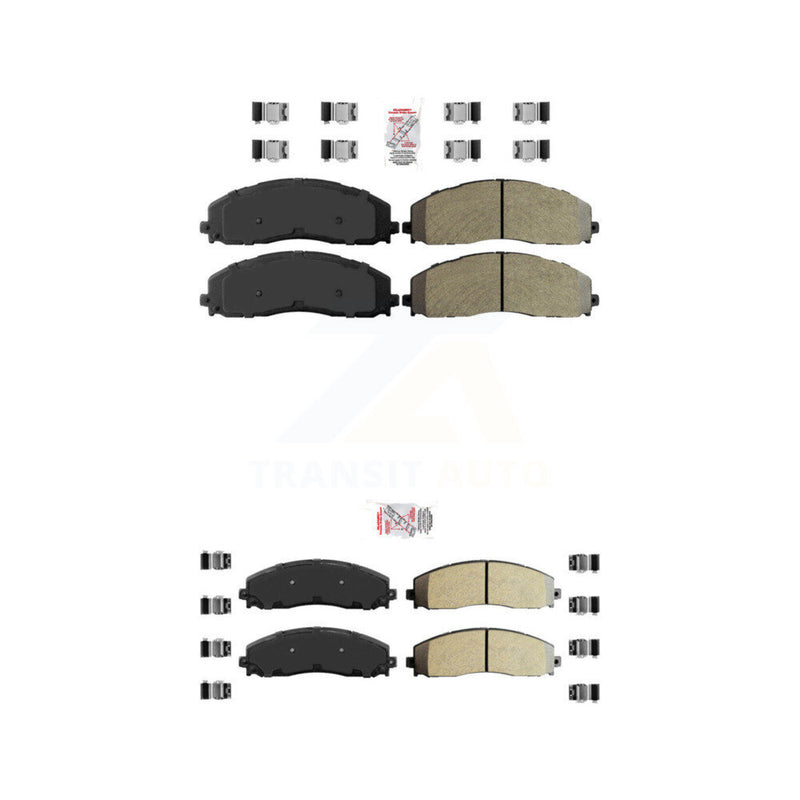 AmeriBRAKES KNF-100832 Disc Brake Pad for 2013-2023 Ford F-250 Super Duty, Ford F-350 Super Duty, Ford F-450 Super Duty - Front and Rear