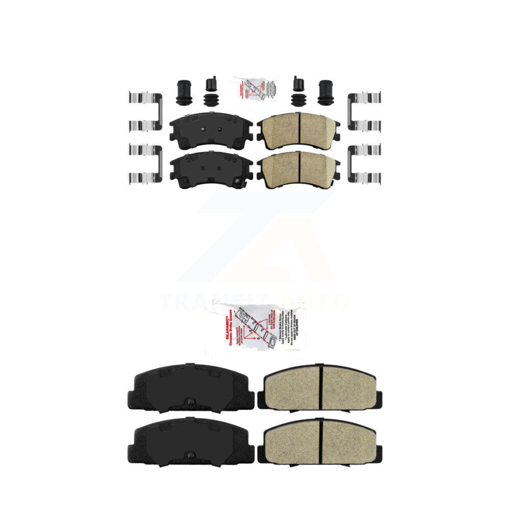 AmeriBRAKES KNF-100841 Disc Brake Pad for 2003-2005 Mazda 6 - Front and Rear