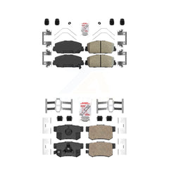 AmeriBRAKES KNF-100852 Disc Brake Pad for 2013-2018 Acura RDX - Front and Rear