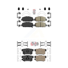 AmeriBRAKES KNF-100853 Disc Brake Pad for 2013-2018 Acura RDX - Front and Rear