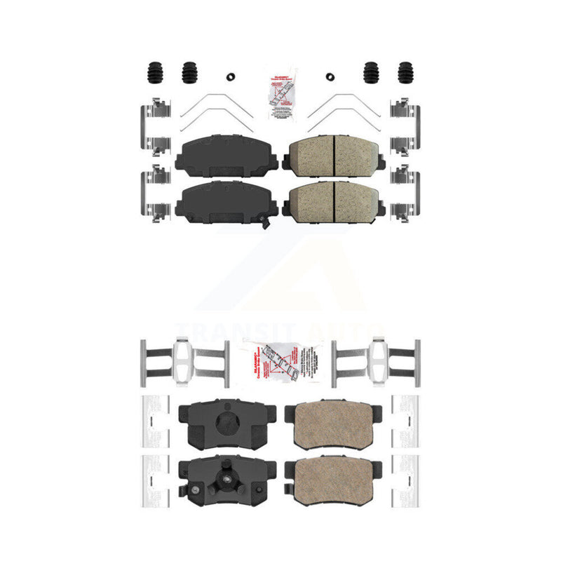 AmeriBRAKES KNF-100853 Disc Brake Pad for 2013-2018 Acura RDX - Front and Rear
