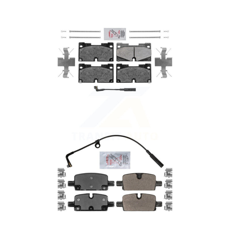 AmeriBRAKES KNF-100855 Disc Brake Pad for 2019-2024 Chevrolet Silverado 1500 LTD, GMC Sierra 1500 Limited and More - Front and Rear