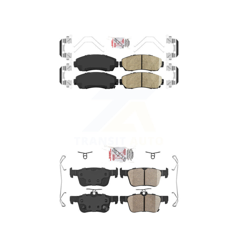 AmeriBRAKES KNF-100865 Disc Brake Pad for 2019-2021 Acura RDX - Front and Rear