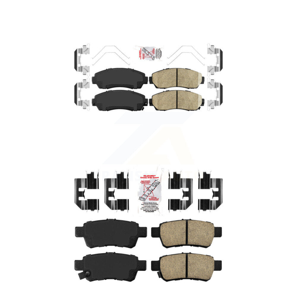 AmeriBRAKES KNF-100868 Disc Brake Pad for 2005-2010 Honda Odyssey - Front and Rear