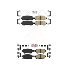 AmeriBRAKES KNF-100869 Disc Brake Pad for 2005-2010 Honda Odyssey - Front and Rear