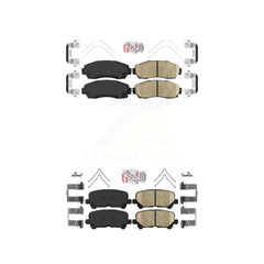 AmeriBRAKES KNF-100873 Disc Brake Pad for 2011-2017 Honda Odyssey - Front and Rear