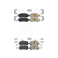 AmeriBRAKES KNF-100876 Disc Brake Pad for 2019-2024 Honda Passport - Front and Rear