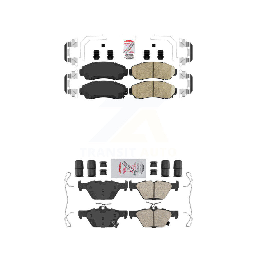 AmeriBRAKES KNF-100879 Disc Brake Pad for 2016-2019 Subaru Legacy - Front and Rear