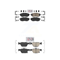 AmeriBRAKES KNF-100880 Disc Brake Pad for 2015-2021 Subaru Legacy, Subaru WRX, Subaru Outback - Front and Rear