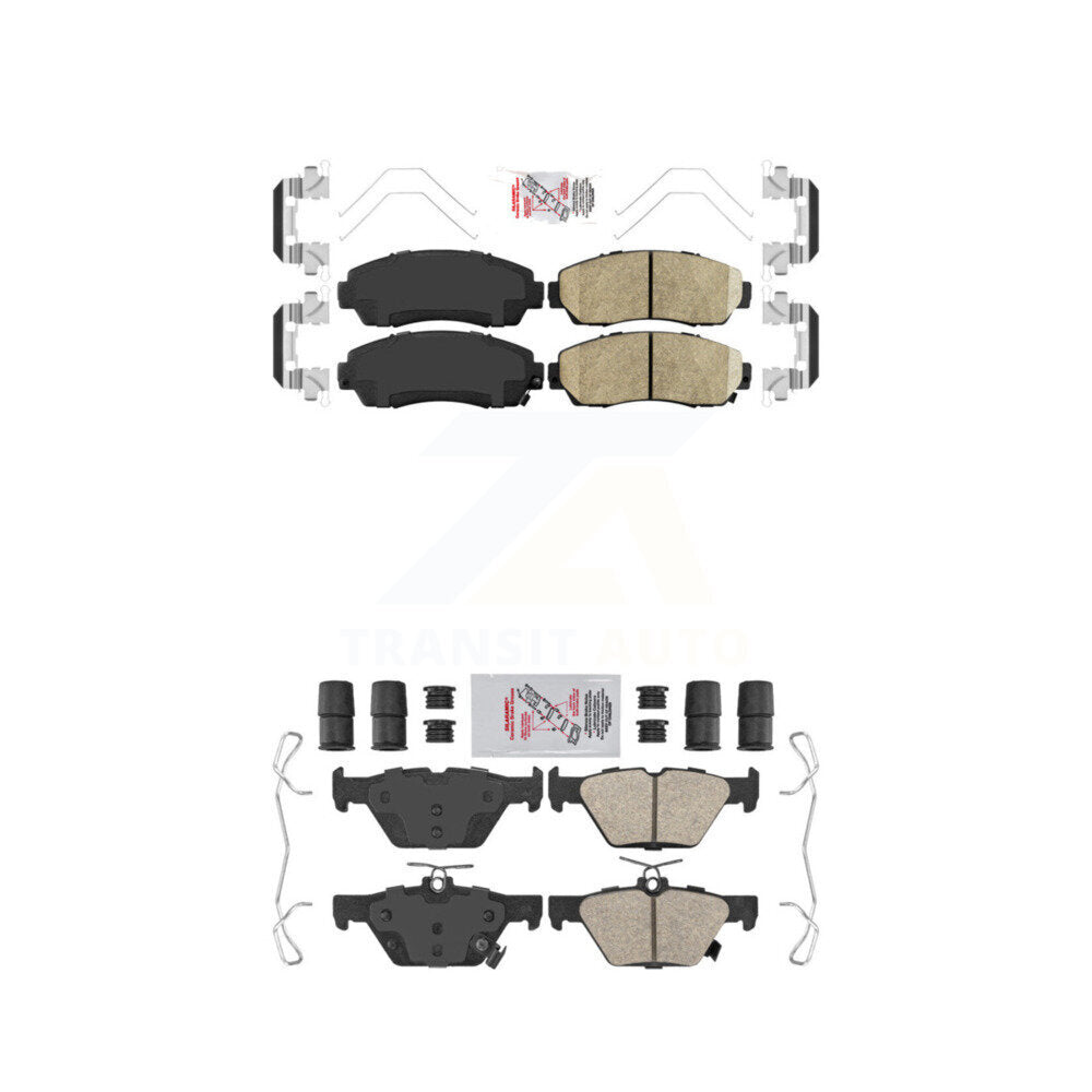 AmeriBRAKES KNF-100885 Disc Brake Pad for 2016-2019 Subaru Legacy - Front and Rear