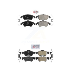 AmeriBRAKES KNF-100888 Disc Brake Pad for 2010-2016 Mercedes-Benz E400, Mercedes-Benz CLS400 and More - Front and Rear