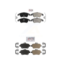 AmeriBRAKES KNF-100889 Disc Brake Pad for 2012-2020 Mercedes-Benz SLC300, Mercedes-Benz SLK300 and More - Front and Rear