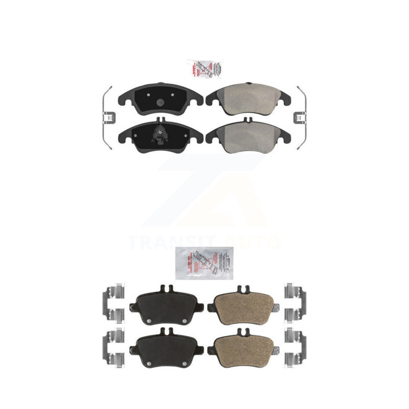 AmeriBRAKES KNF-100889 Disc Brake Pad for 2012-2020 Mercedes-Benz SLC300, Mercedes-Benz SLK300 and More - Front and Rear