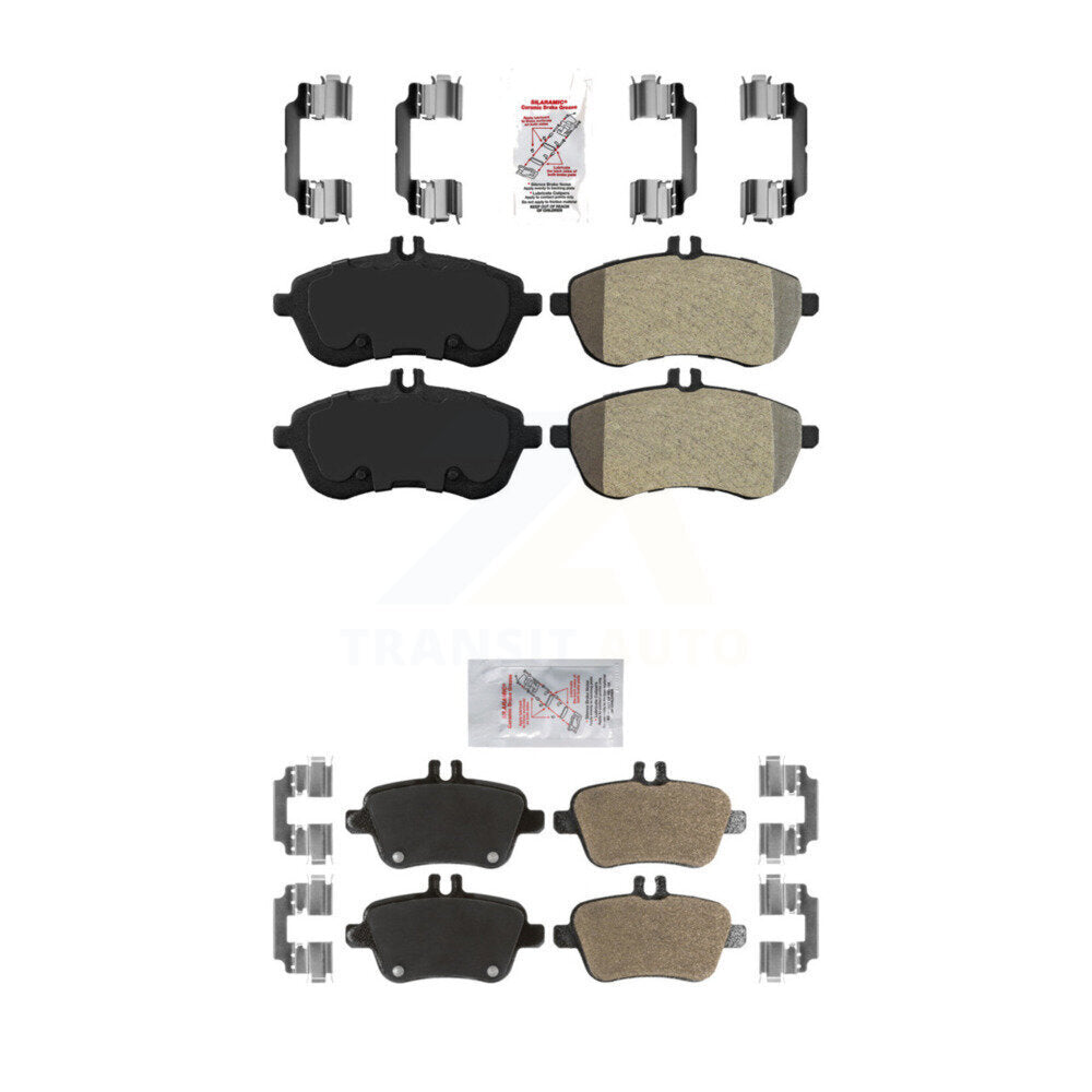 AmeriBRAKES KNF-100890 Disc Brake Pad for 2012-2015 Mercedes-Benz SLK250 - Front and Rear