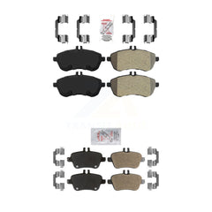 AmeriBRAKES KNF-100890 Disc Brake Pad for 2012-2015 Mercedes-Benz SLK250 - Front and Rear