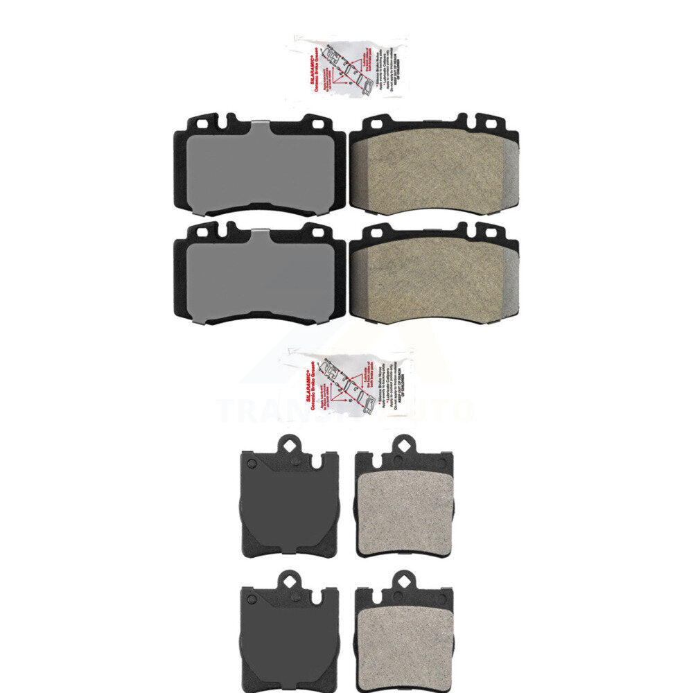 AmeriBRAKES KNF-100894 Disc Brake Pad for 2003-2007 Mercedes-Benz C350, Mercedes-Benz SLK350 and More - Front and Rear