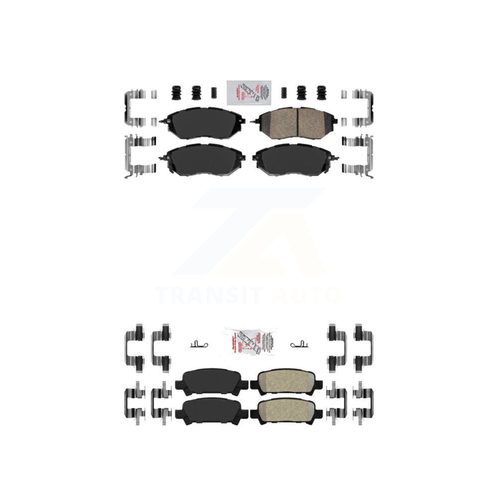 AmeriBRAKES KNF-100896 Disc Brake Pad for 2005-2009 Subaru Legacy - Front and Rear