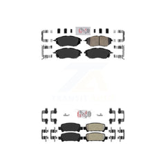 AmeriBRAKES KNF-100896 Disc Brake Pad for 2005-2009 Subaru Legacy - Front and Rear