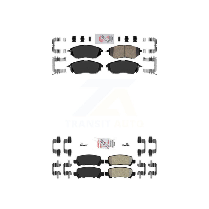 AmeriBRAKES KNF-100896 Disc Brake Pad for 2005-2009 Subaru Legacy - Front and Rear