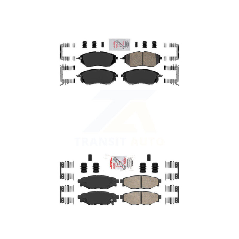 AmeriBRAKES KNF-100902 Disc Brake Pad for 2015-2021 Subaru WRX - Front and Rear