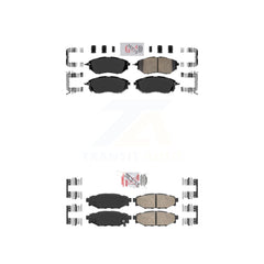 AmeriBRAKES KNF-100903 Disc Brake Pad for 2015-2021 Subaru WRX - Front and Rear