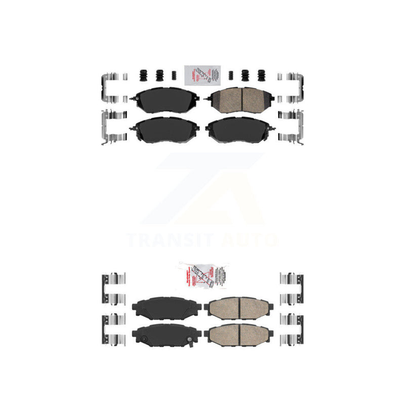 AmeriBRAKES KNF-100903 Disc Brake Pad for 2015-2021 Subaru WRX - Front and Rear