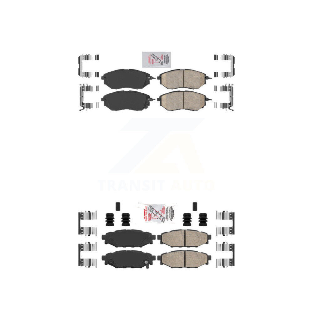 AmeriBRAKES KNF-100904 Disc Brake Pad for 2015-2021 Subaru WRX - Front and Rear