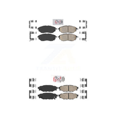 AmeriBRAKES KNF-100905 Disc Brake Pad for 2015-2021 Subaru WRX - Front and Rear