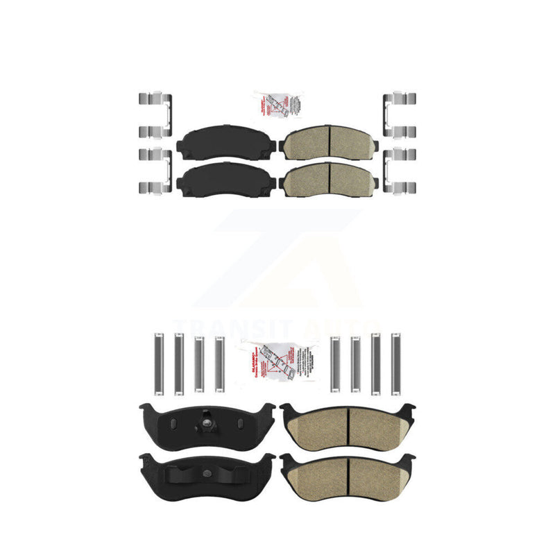 AmeriBRAKES KNF-100930 Disc Brake Pad for 2002-2005 Ford Explorer, Mercury Mountaineer - Front and Rear