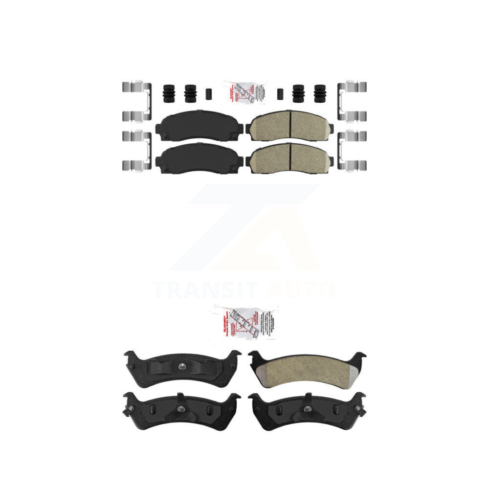 AmeriBRAKES KNF-100931 Disc Brake Pad for 2001-2002 Ford Explorer Sport - Front and Rear