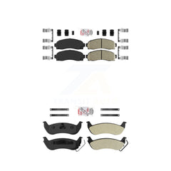 AmeriBRAKES KNF-100933 Disc Brake Pad for 2010-2011 Ford Ranger, Mazda B2300, Mazda B4000 - Front and Rear