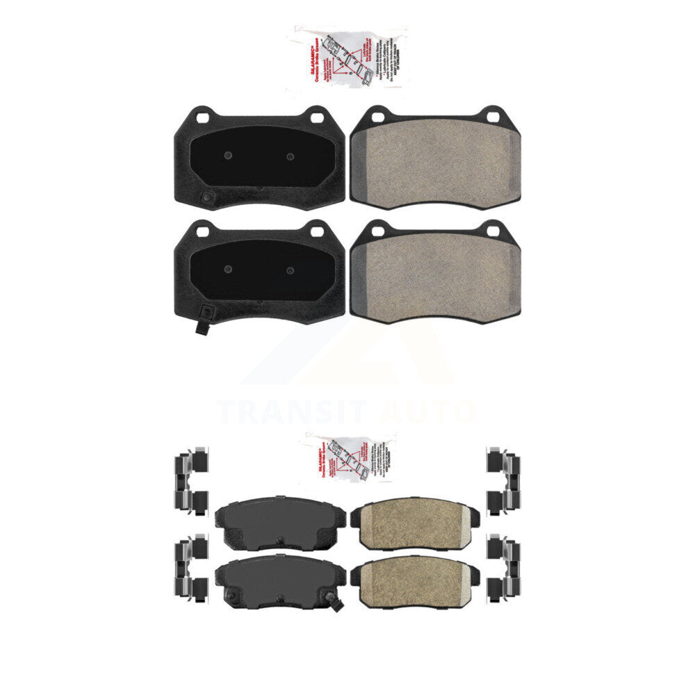 AmeriBRAKES KNF-100935 Disc Brake Pad for 2002-2006 Nissan Sentra - Front and Rear