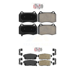 AmeriBRAKES KNF-100935 Disc Brake Pad for 2002-2006 Nissan Sentra - Front and Rear